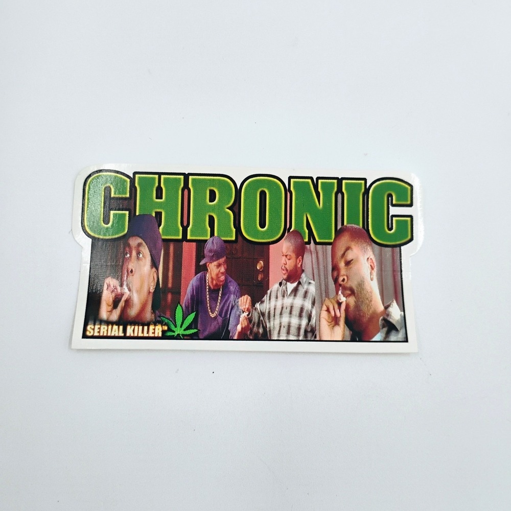 Serial Killer Chronic Sticker Ice Hip Hop Rap Vinyl Decal Skateboarding VtG 90s